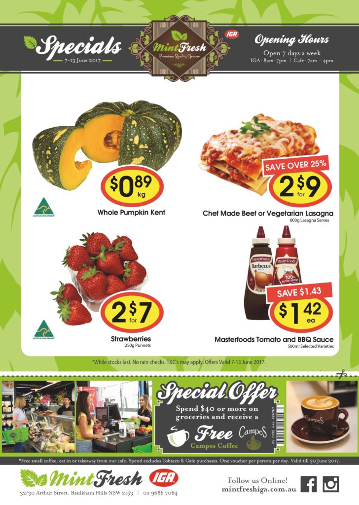 Mint Fresh Newsletter Front FILE 713 June FINAL COPY 4 Mint Fresh IGA