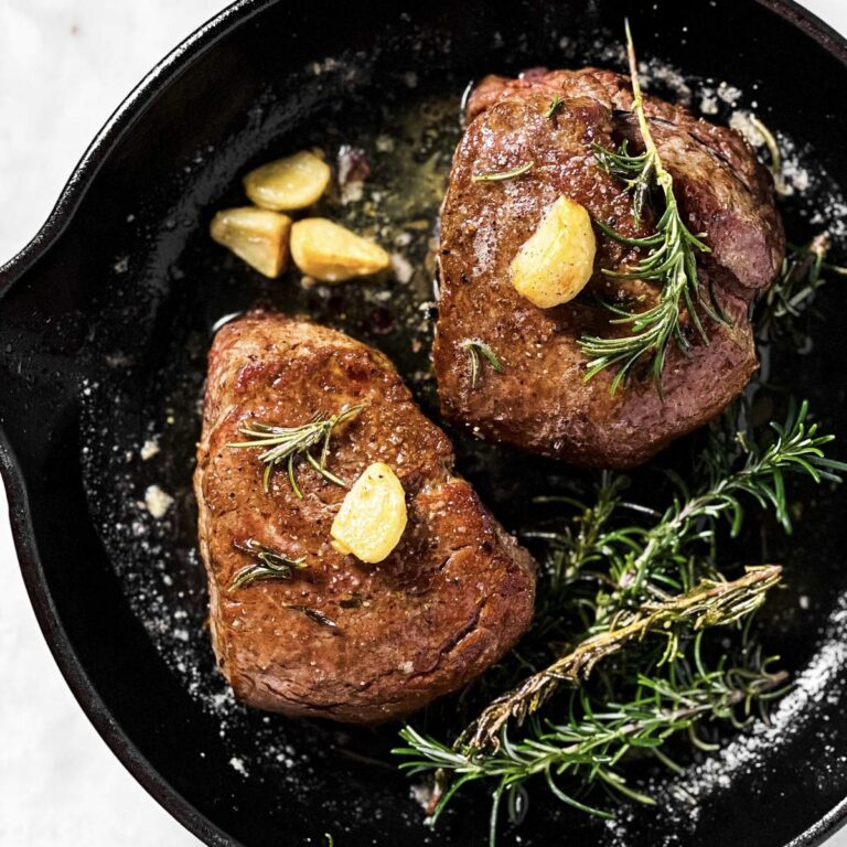 Beef Eye Fillet Steaks with Garlic and Rosemary Supamart IGA