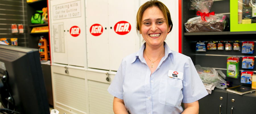 Staff member at IGA Turramurra