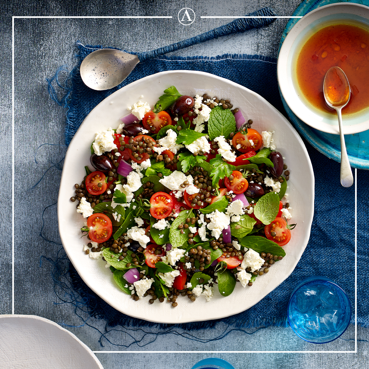 Greek Lentil Salad with Fetta Drakes Supermarkets