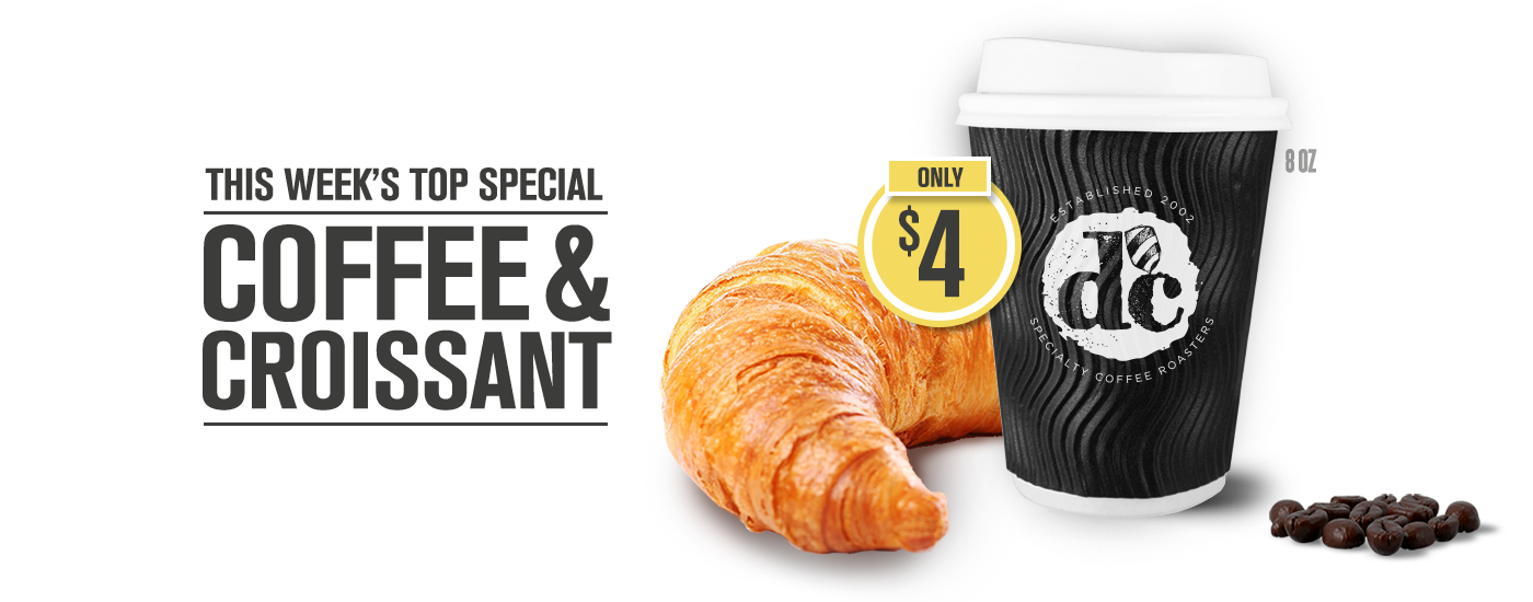 This week's top special coffee and croissant website